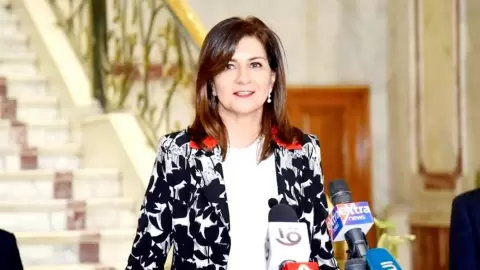 وزيرة الهجرة المصرية، نبيلة مكرم.webp