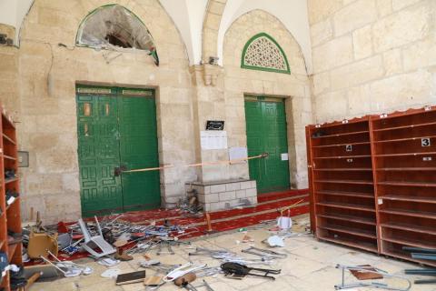 الإسلامية المسيحية: هجوم اسرائيلي شرس على الاقصى ومرابطيه في نيسان / ابريل 2022