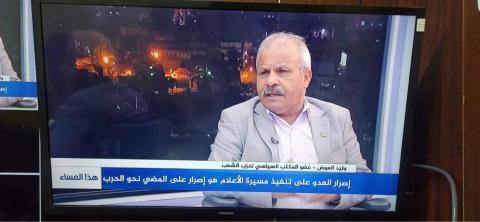 وليد العوض عضو المكتب السياسي لحزب الشعب الفلسطيني