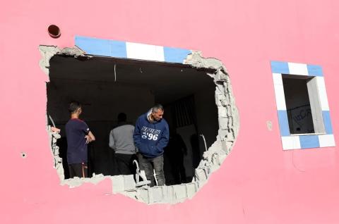 قوات الاحتلال تفجر منزل المعتقل عمر جرادات في السيلة الحارثية