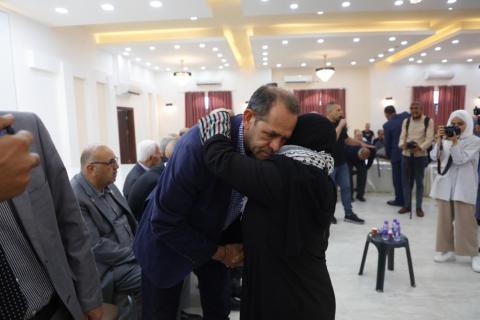 افتتاح بيت عزاء للشهيدة الزميلة شيرين أبو عاقلة في جنين بحضور عائلتها وزملائها بمكتب الجزيرة