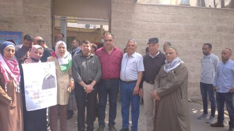 التجمع الفلسطيني للوطن و الشتات في وقفة مطالبة بالإفراج عن الأسرى  الشهداء لدى الإحتلال.jpg