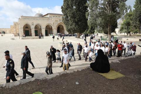 حماس: محاولات التقسيم الزماني والمكاني وفرض سياسة الأمر الواقع في المسجد الأقصى "ستفشل"