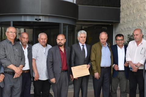دائرة شؤون اللاجئين واللجنة الوطنية العليا تسلم  مذكرة  للأمين العام للأمم المتحدة في الذكرى 74 للنكبة