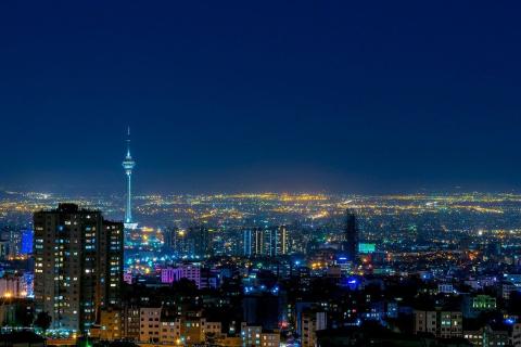 مدينة طهران الإيرانية