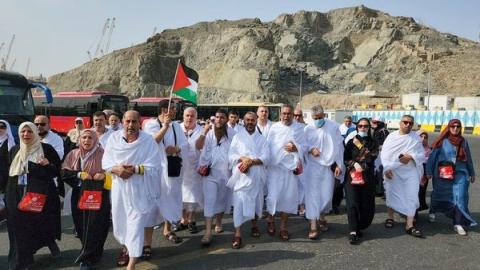 حجاج من قطاع غزة يؤدون مناسك العمرة في مكة المكرمة..jpg