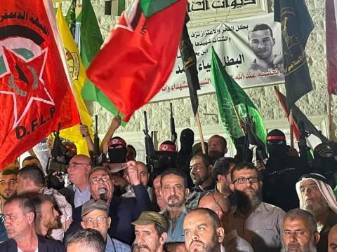 رمزي رباح في مسيرة حاشدة في يعبد ” الوحدة الوطنية والميدانية والمقاومة هي الضمانة الرئيسية للانتصار”