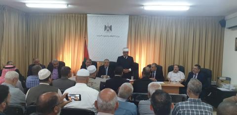 البكري يلتقي بمرشدي بعثة الحج الفلسطينية