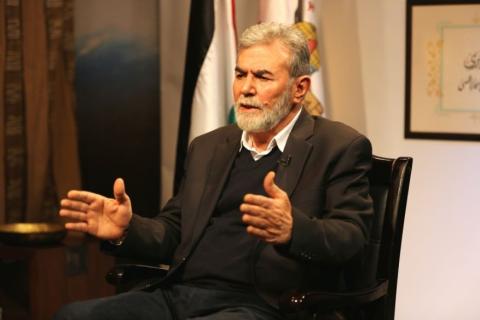 الأمين العام لحركة الجهاد الإسلامي في فلسطين زياد النخالة