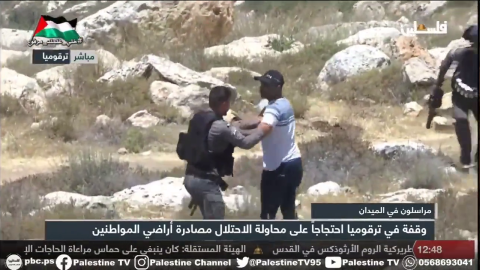 بالفيديو "كان":  اعتقال فلسطيني هاجم قوة من حرس الحدود بـ"اللّكمات"