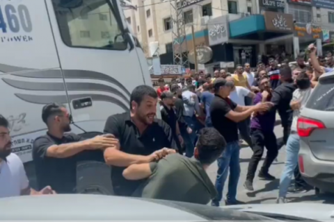 اعتداء على  الصحفيين والطلاب في جامعة النجاح.png