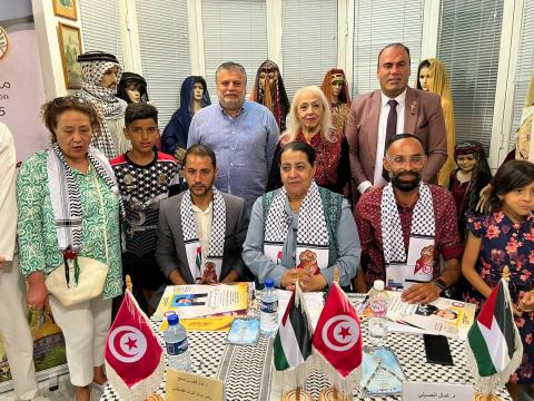 سيدة الأرض ومركز التراث يطلقان مبادرة شخصية الشهر بتكريم بعض النماذج المبدعة في تونس لدعمها واسنادها للقضية الفلسطينية