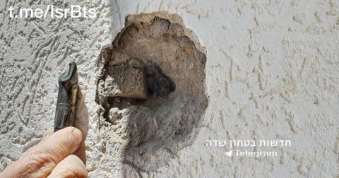 صورة من آثار اطلاق النار تجاه نتيف هعسراه