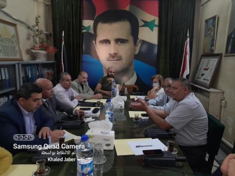 د. ابو هولي يبحث مع المدير العام للهيئة العامة للاجئين الفلسطينيين العرب احتياجات اللاجئين في المخيمات والخدمات التي تقدمها الاونروا