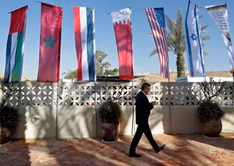 قمة النقب التي حضرها وزير الخارجية الأميركي إلى جانب وزراء خارجية إسرائيل ومصر والبحرين والإمارات والمغرب، يوم 28 آذار/مارس