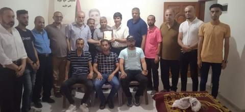 جبهة النضال برفح تستقبل وفد قيادي من الجبهة الشعبية.jpg