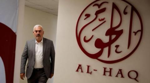 شعوان جبارين مدير «منظمة الحق» لحقوق الإنسان في مدينة رام الله بالضفة 23 أكتوبر 2021. (إ.ب).jpg