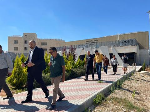 الجامعة العربية الامريكية تستقبل وفداً من إقليم اللوار أتلانتيك والفدرالية الفرنسية وبلدية مرج ابن عامر المشتركة