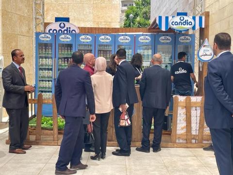 شركة الطيف للألبان والمنتجات الغذائية “كانديا" تختتم مشاركتها في معرض فلسطين الغذائي 2022