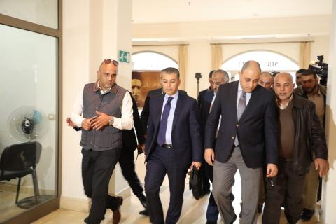 وفد امني مصري يزور غزة.jpg