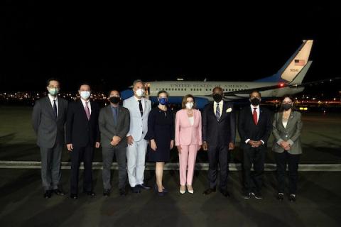 نانسي بيلوسي، رئيسة مجلس النواب الأمريكي تزور تايوان 1.jpg