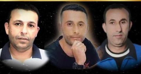 الأسرى نور الدين، وعبد السلام ونضال اعمر.jpg