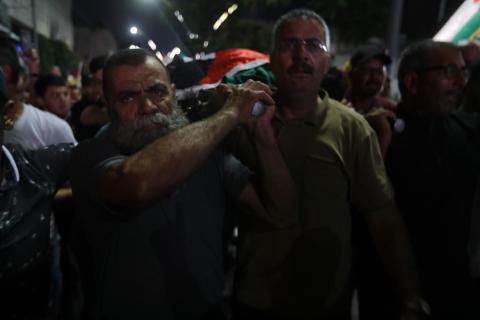 تشييع جثمان الشهيد الفتى مؤمن ياسين جابر (16 عاما) في الخليل.jpg