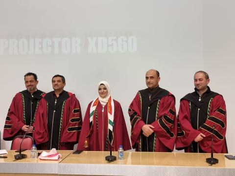 مناقشة ماجستير في الجامعة العربية الأمريكية حول تصميم نظام دعم القرار السريري CDSS   لمساعدة أطباء الأورام في تشخيص وعلاج مرض سرطان الثدي