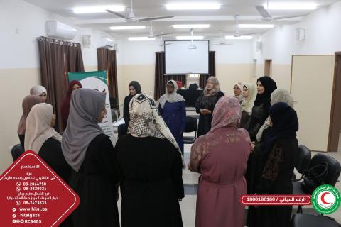 البدء في تنفيذ جلسات الرعاية الذاتية في جمعية عبدالشافي الصحية والمجتمعية