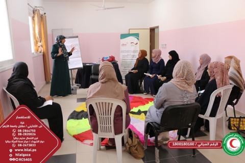جمعية عبدالشافي الصحية والمجتمعية تفتتح جلسات الدعم النفسي الاجتماعي الجماعية للسيدات في الشمال