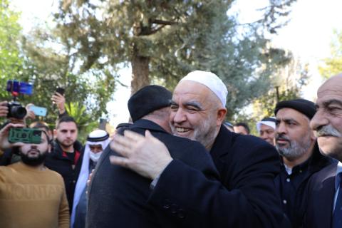 الخليل تستقبل رائد صلاح