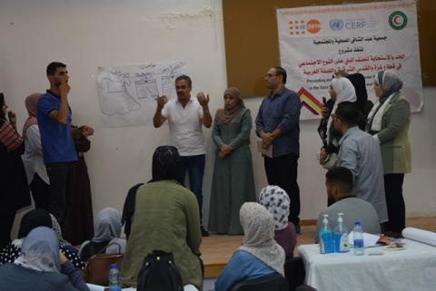 جمعية عبد الشافي الصحية والمجتمعية تفتتح تدريباً حول العنف القائم على النوع الاجتماعي ودليل ادارة الحالة 3.JPG