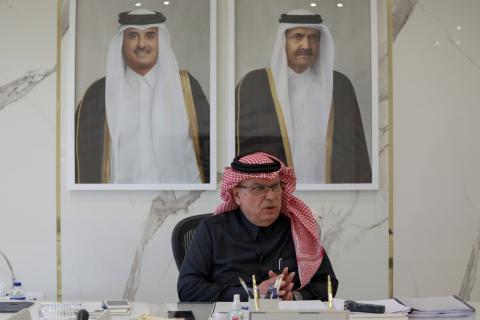 السفير محمد العمادي رئيس لجنة إعادة إعمار غزة.jpeg
