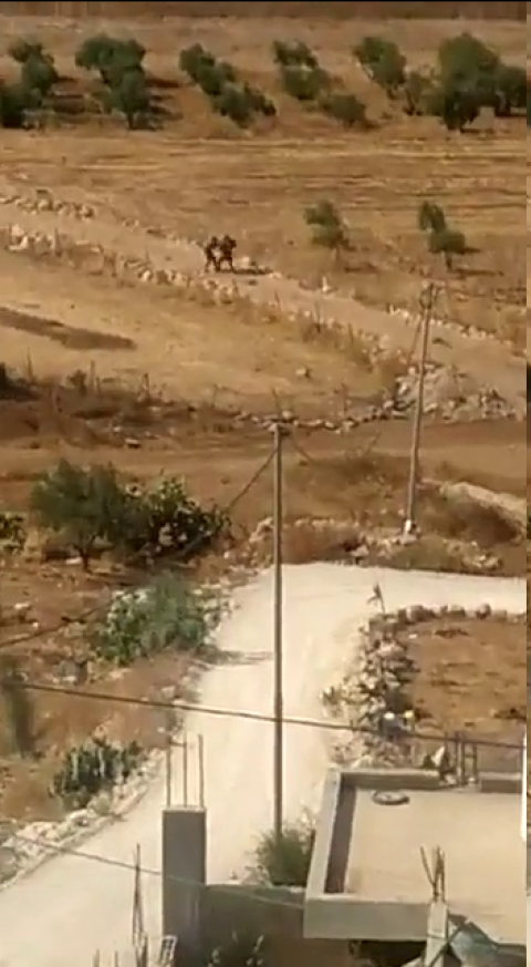بالفيديو موقع عبري: إصابة واعتقال فلسطيني حاول خطف سلاح بالقرب من نابلس