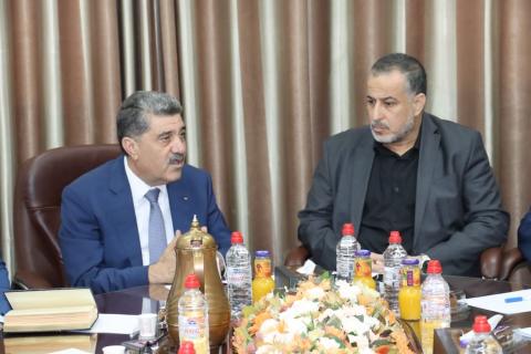 الوكيل المساعد لوزارة الداخلية في غزة يلتقي وكيل الوزارة برام الله 3.jpg