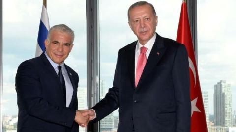 لابيد يلتقي أردوغان في نيويورك.