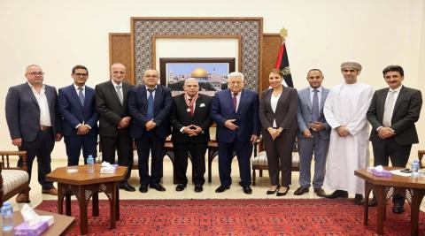 أبومازن يطلق النسخة الثانية عشرة من معرض فلسطين الدولي للكتاب.jfif
