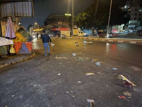 مواجهات في نابلس رفضاً لاعتقال السلطة مصعب اشتية.jpg