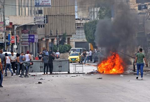 صور من الأحداث المؤسفة المستمرة في نابلس .. تصوير (الفرنسية) 4.jpg