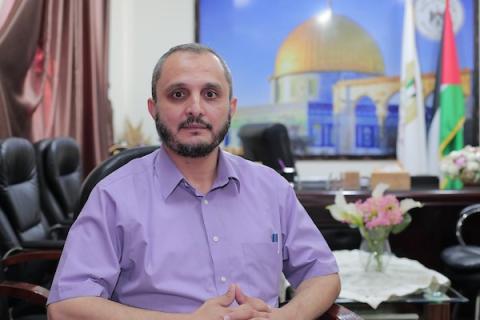 وكيل وزارة العمل بغزة المهندس إيهاب الغصين.JPG