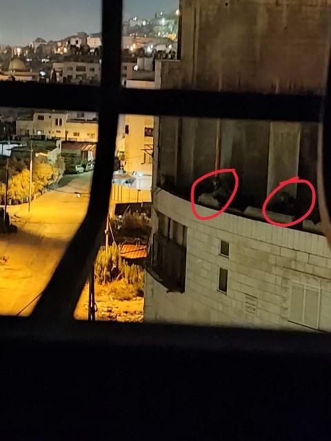 قوات الاحتلال تنشر قناصة في عدة بنايات خلال اقتحامها لمنطقة قبر يوسف شرق نابلس..jpg