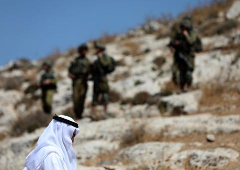 مواجهات بين الشبان وجنود الإحتلال خلال مسيرة بيت دجن الأسبوعية المناهضة للإستيطان. 27.jpg