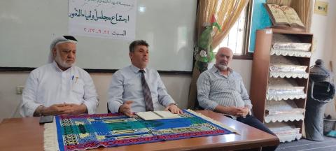 اجتماع مجلس أولياء الأمور في مدرسة شهداء المغازي الثانويه ينتخب رئيس جديد.jpg