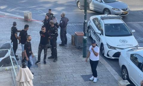 اعتقال فلسطيني من نابلس بحوزته سلاح وعبوتين ناسفتين في يافا.jpg