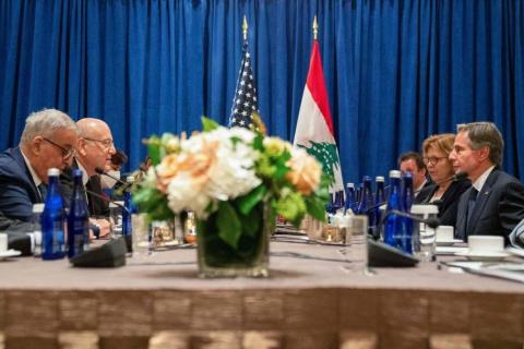 لقاء بلينكن وميقاتي (Gettyimages).jpg