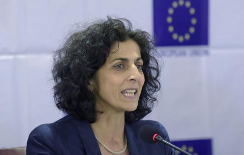 رئيسة لجنة حقوق الإنسان في البرلمان الأوروبي ماريا آرينا (أرشيف أ ف ب).jpg