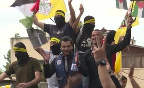 بالفيديو احتفال بزفاف صحفي  في كفر قدوم