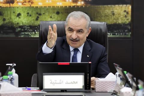 جلسة مجلس الوزراء الفلسطيني رقم (180)