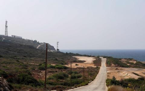 الحدود البحرية الشمالية بين إسرائيل لبنان .. تصوير (الفرنسية) 4.jpg