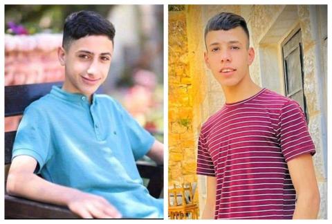 الشهيدان مهدي لدادوة (يمين الصورة) وعادل داوود.jpg
